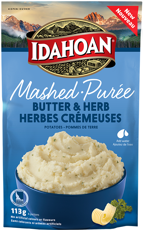 Butter & Herb Mashed Potatoes - Mashed And Scalloped Potatoes - Idahoan ...